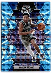 2022-23 Panini Mosaic Reactive Blue #119 Malik Monk Sacramento Kings